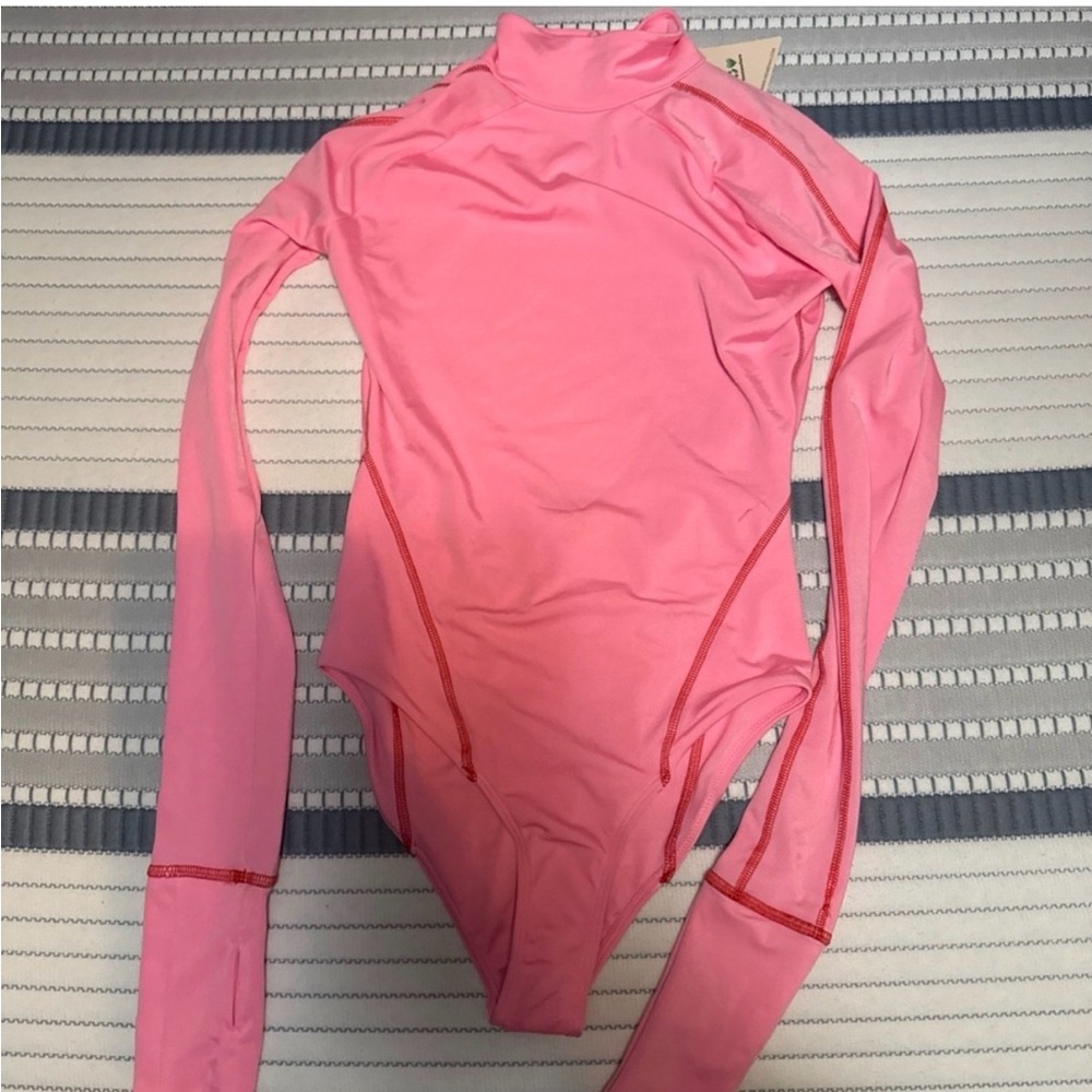 We Are Hah/Free People Rash Gard Sexy Swim Gloves BackLess